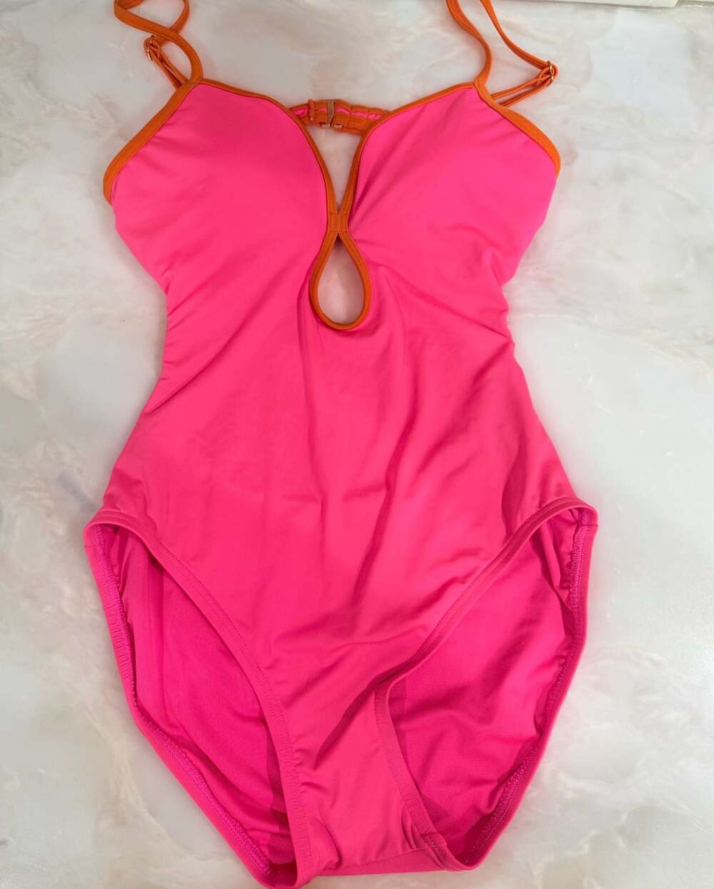 Kate Spade Pink Orange Swimsuit